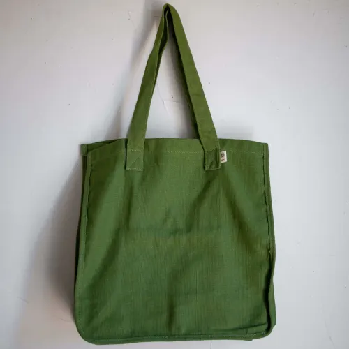 hemp tote bag green ingvga